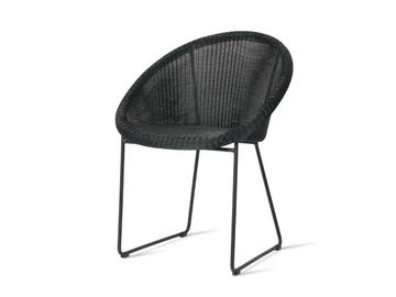 GIPSY - Sled base wicker garden chair with armrests by Vincent Sheppard - view 3